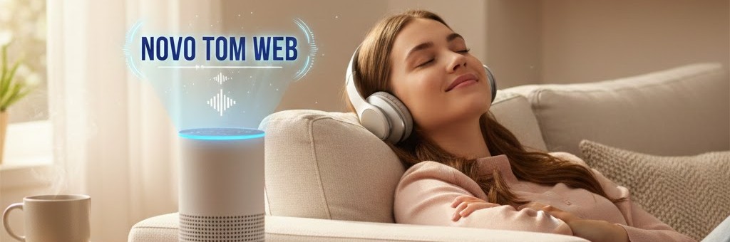 Ouça pela Alexa - Basta falar Rádio Novo Tom Web